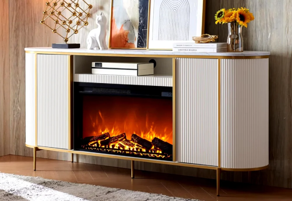 realistic electric log fireplace insert